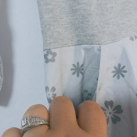 Chasing Fireflies Gray Cozy Dress With Pockets Size Girls 7/8 - Picture 5 of 10